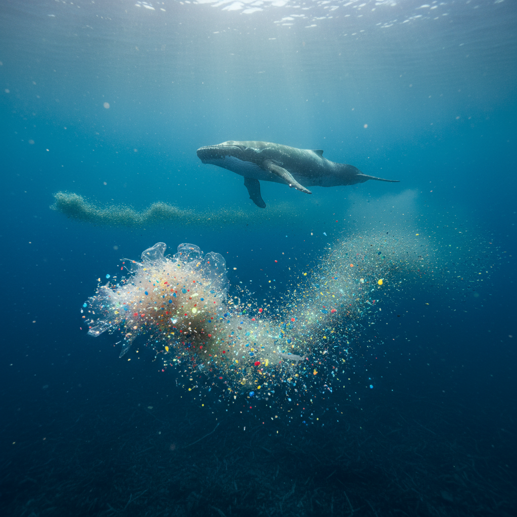 Microplastics' Hidden Threat: Impact on Ocean Carbon Uptake and Climate Change