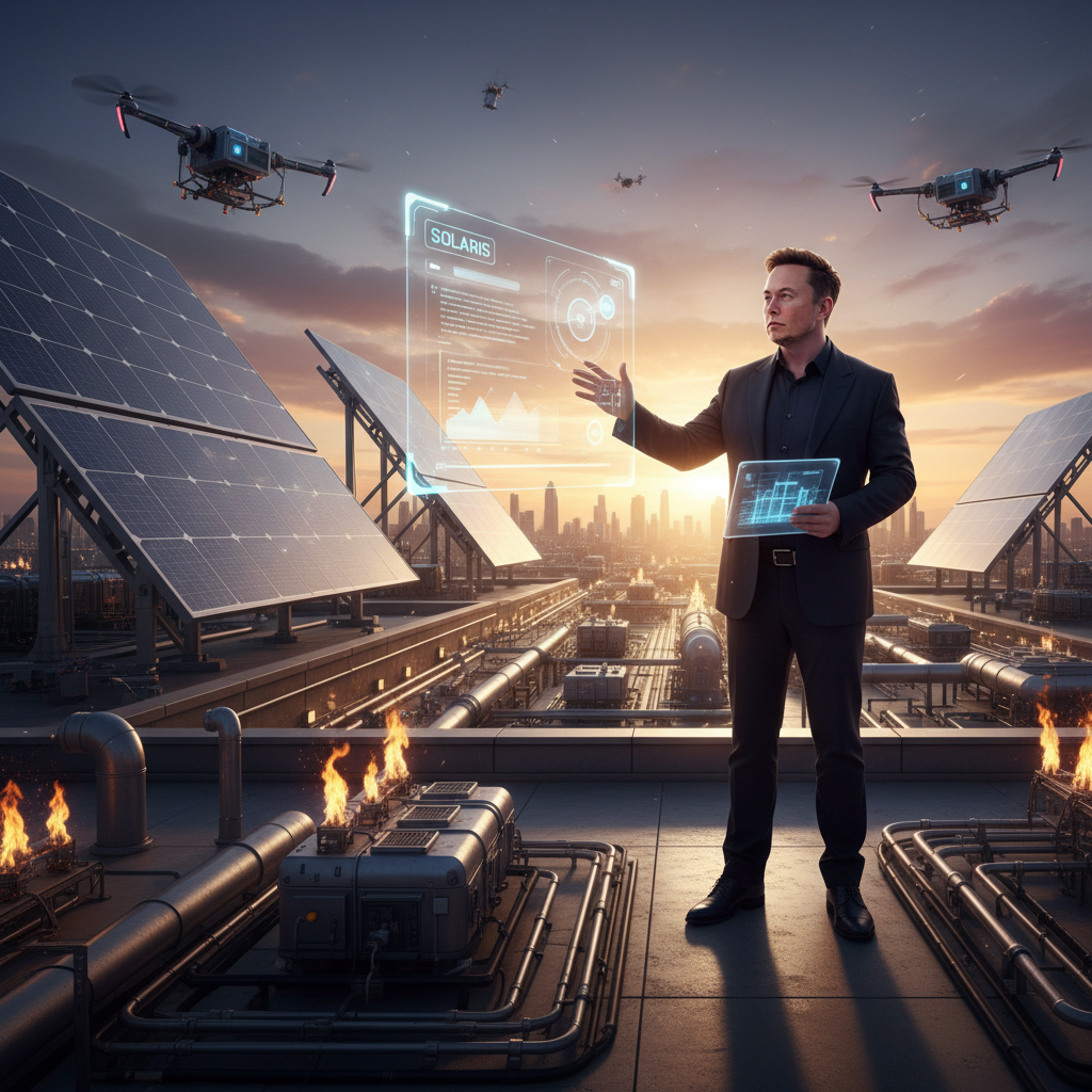 Elon Musk's Green Vision Under Fire: Fueling AI with Gas While Championing Solar