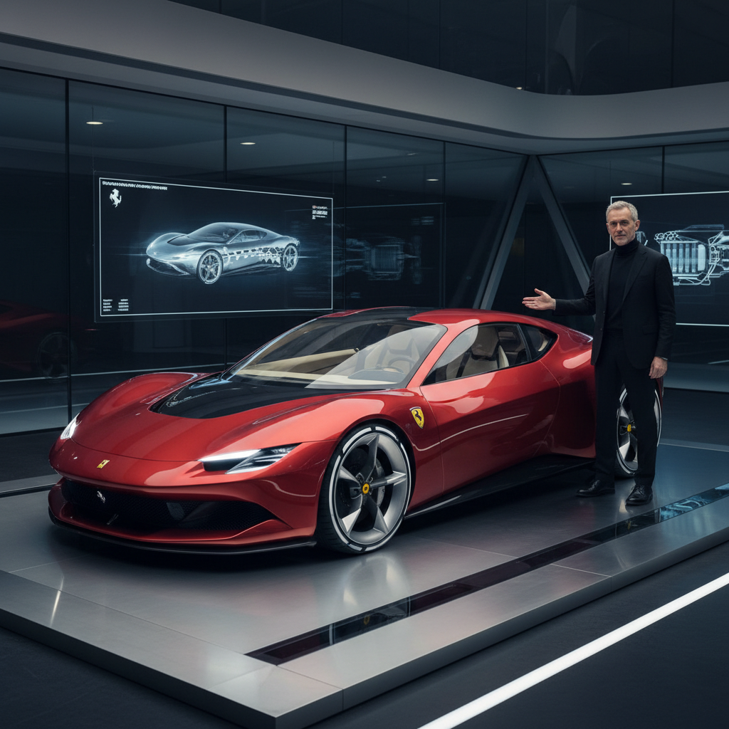 Ferrari Unveils First EV, The Luce, With Jony Ive's Design Touch