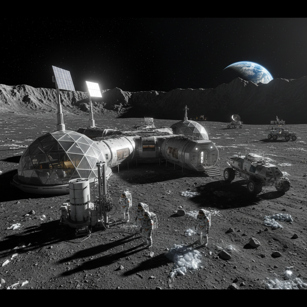 NASA Unveils Detailed Plan for Permanent Lunar Base at Moon’s South Pole